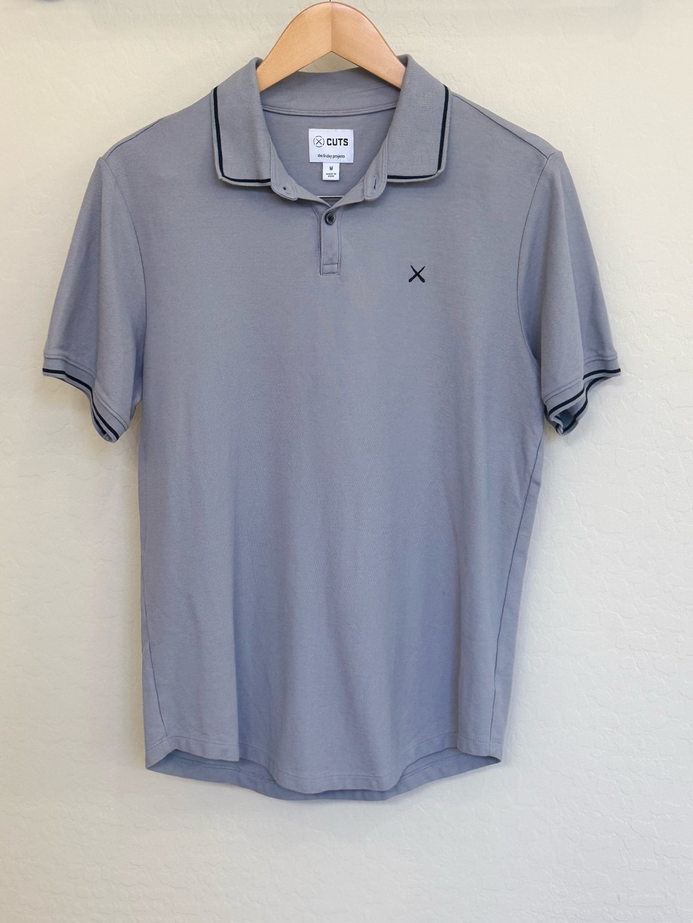 Cuts Clothing "The Friday Projects" Pima Cotton Polo Shirt Medium NWOT